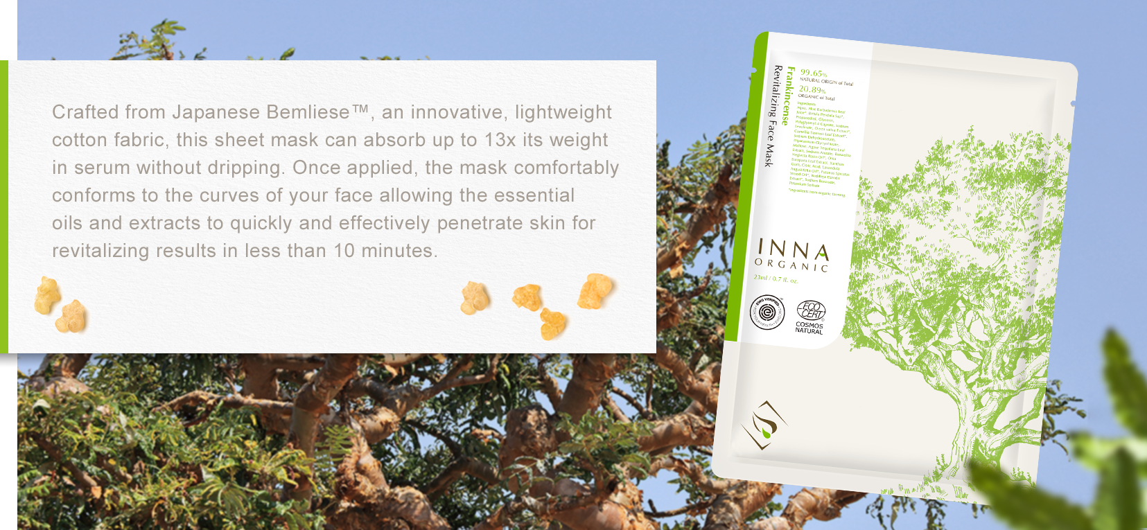 inna organic frankincense revitalizing facial mask